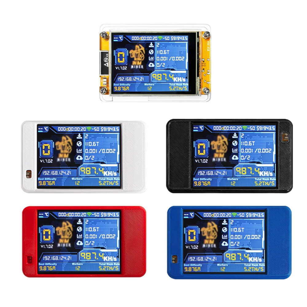 

ESP32 2,8-дюймовый OLED-дисплей, макетная плата ESP32-D0WD-V3, Wi-Fi MCU BLE, 1060 кГц/с, вычислительная мощность для вычисления хэш-метра