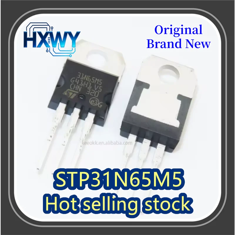 

(10/50 pieces) STP31N65M5 P31N65M5 TO-220 Integrated Circuit IC - Brand New Original