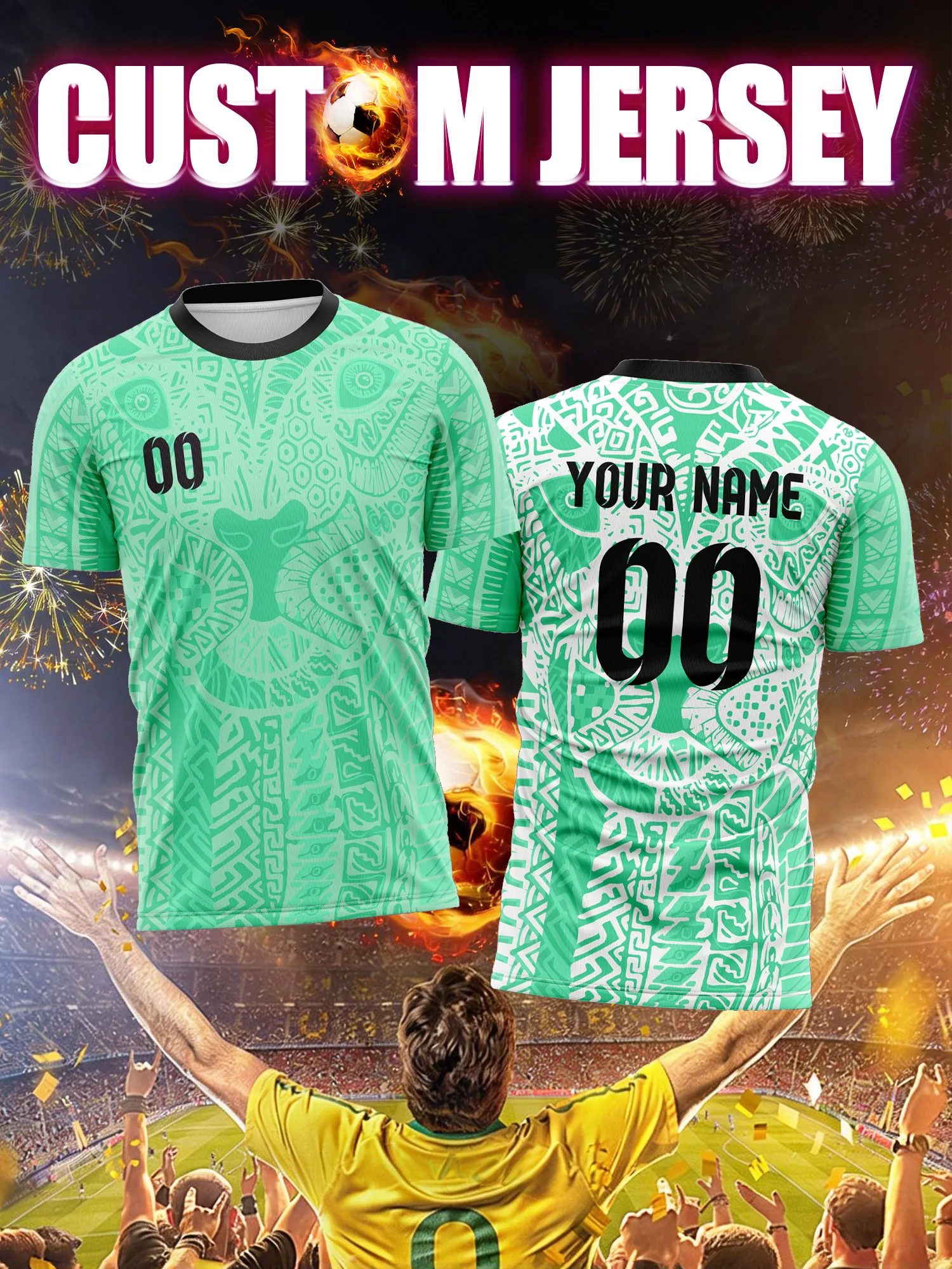 

Футбольная майка с индивидуальным изображением, номером и именем, повседневный комплект для взрослых, удобная и легкая в носке футбольная форма