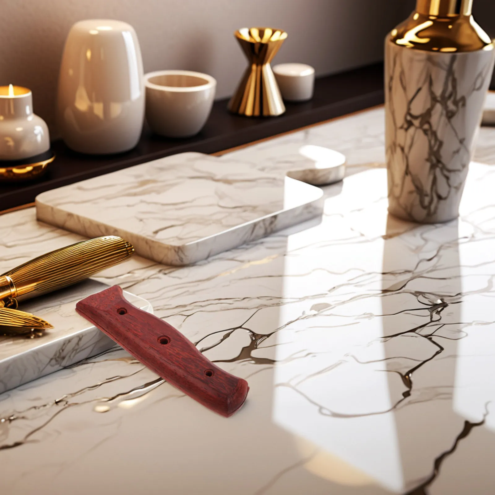 Wood Knife Scales Kitchen Knife Handle Replacement Precision Craftsmanship Natural Wood Handle Sashimi Use Scales for Knives