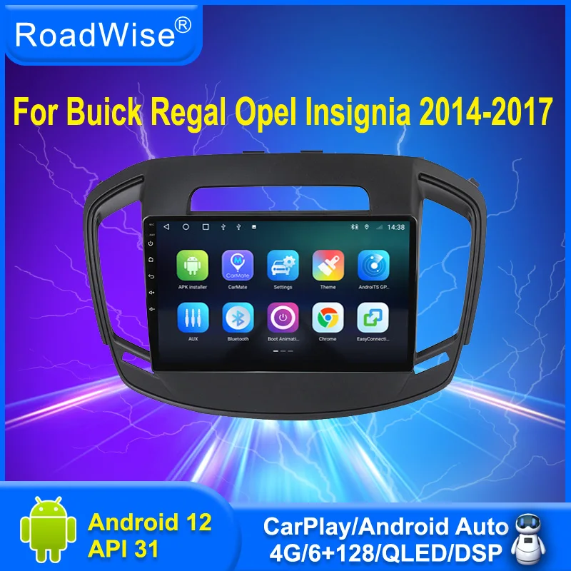 

8+256 Android 12 Car Radio For Buick Regal Opel Insignia 2014 2015 2016 2017 Multimedia Carplay 4G Wifi GPS DVD 2 Din Autoradio