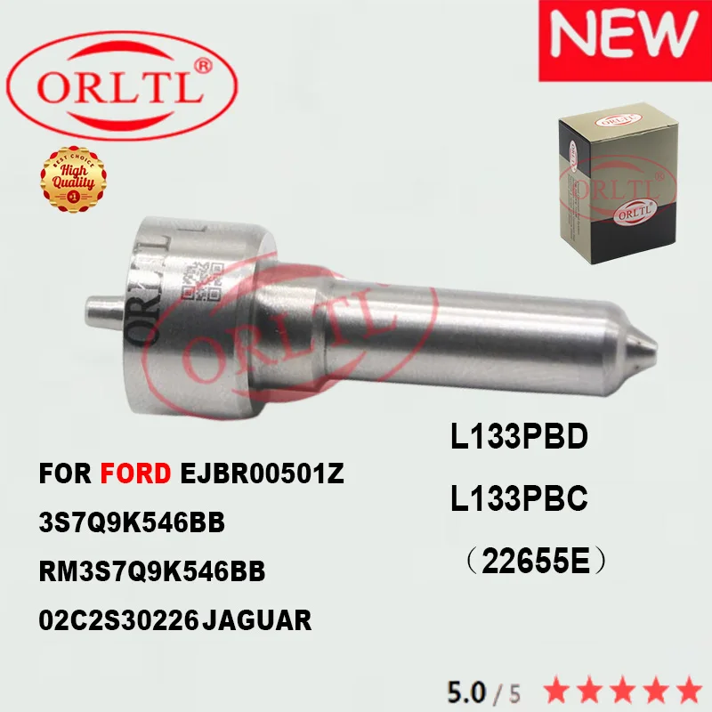 ORLTL L133PBD L133PBC Common Rail Injection Sprayer Nozzle Set for FORD EJBR00501Z 3S7Q9K546BB RM3S7Q9K546BB 02C2S30226