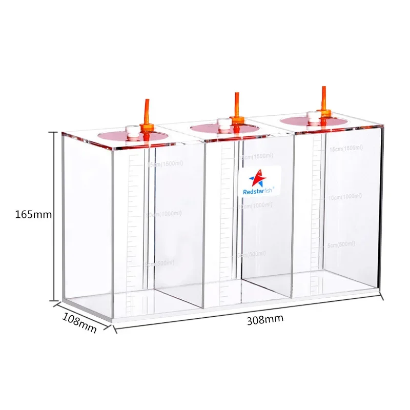 1.5L 2.5L 4.5L Dosing Pump reef tank Titration pump storage tank storage tank with scale Red Starfish Dosing Pump Scale Liquid S