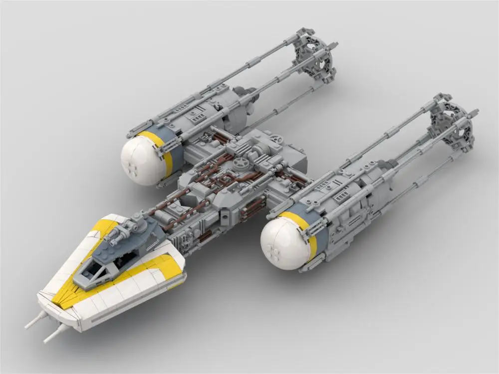 

1478 шт. MOC Space War Series Y Wing Bomber Военное оружие Креативные экспертные идеи фильмов Строительный блок для коллекции