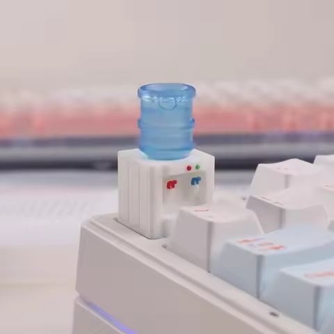 Water dispenser Keycap Resin personality Custom Magnetic Keyboard Cap Cherry MX 1U KeyCap for Mechanical Keyboard Accessories