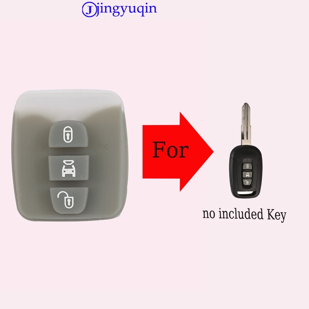 

Резиновая накладка-чехол для брелока дистанционного ключа Jingyuqin для Chevrolet Captiva, Opel Antara (запасная часть)