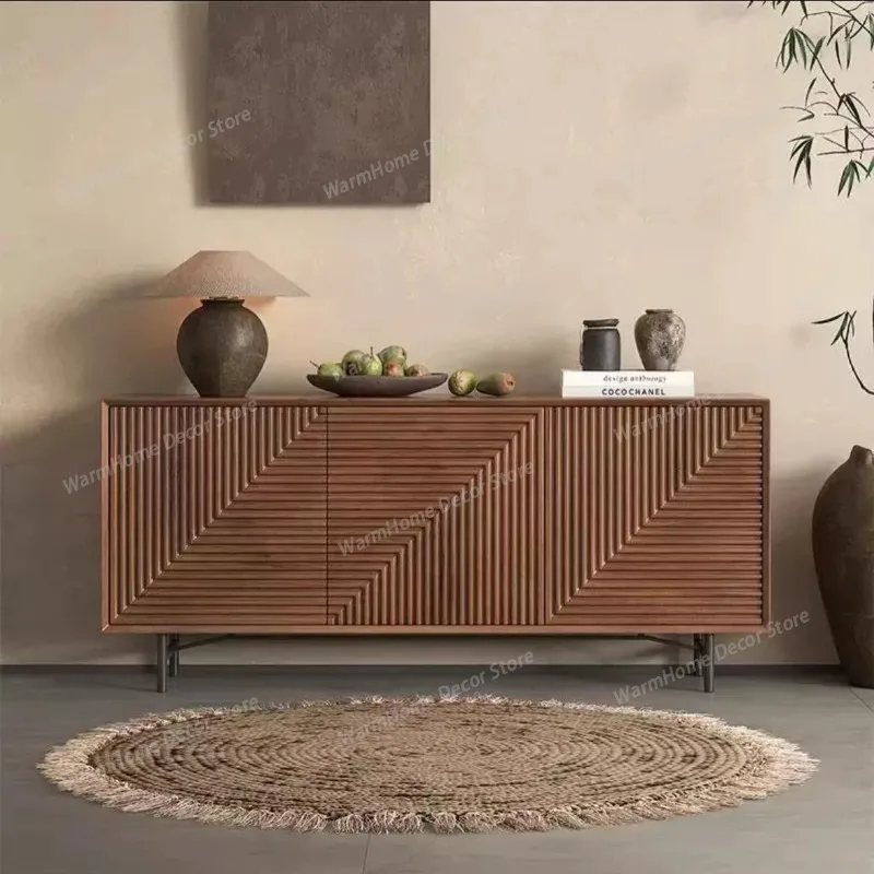 

Retro Display Living Room Cabinets Wood Bedroom Hotel Sideboard Living Room Cabinets Home Table Vitrine Furniture