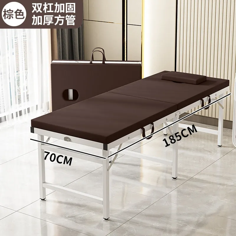 Foldable Massage Bed Portable Steaming Beauty Home Use Acupressure Therapy Chiropractic Massage Bed Observation Diagnosis Bed