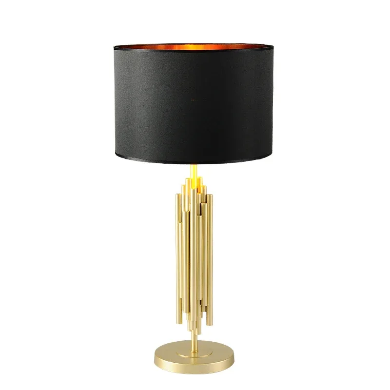 ALBERT Contemporary Dimming Table Lamp LED Creative Classics Black Lampshade Desk Light for Home Living Room Bedroom