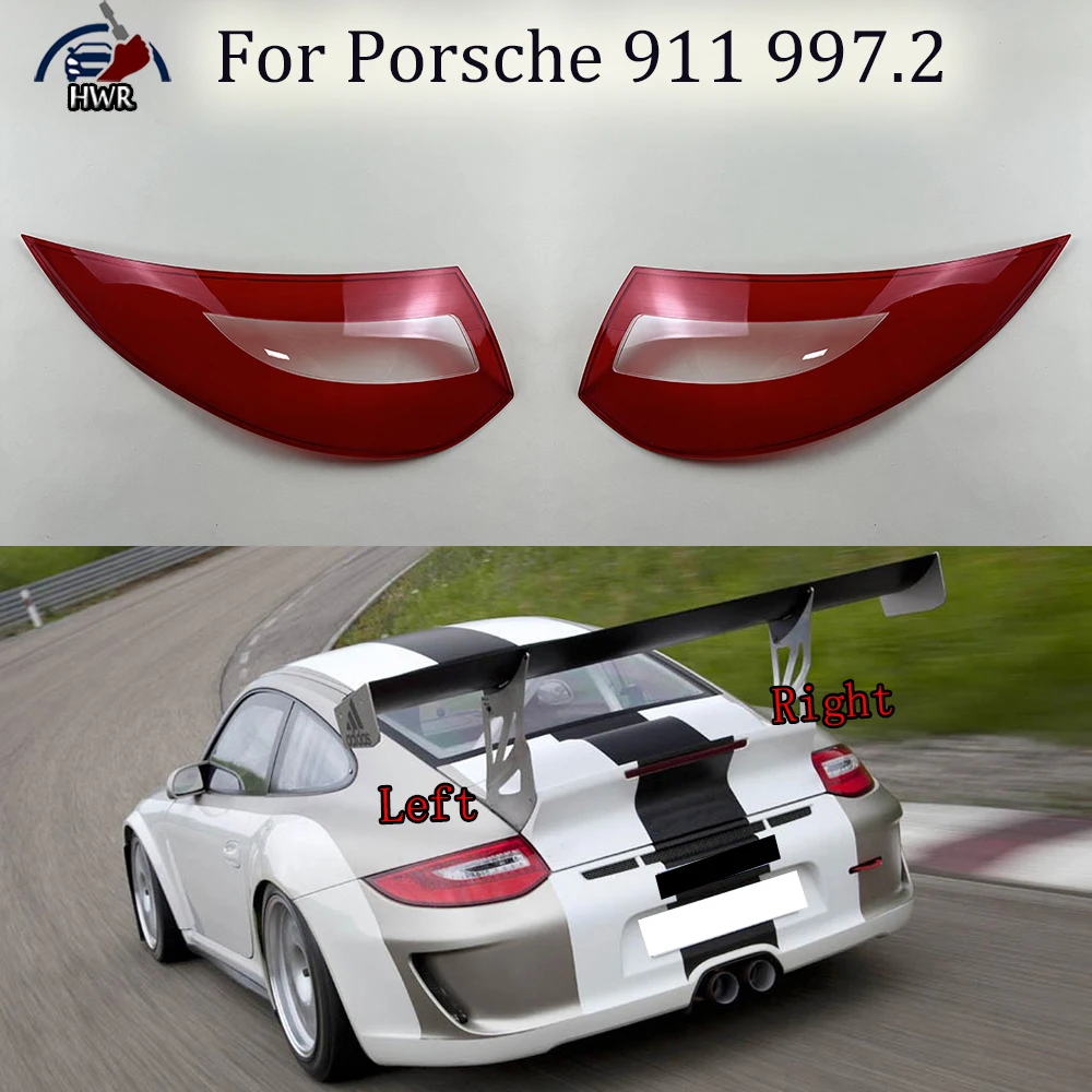 

For Porsche 911 997.2 Car Rear Taillight Shell Brake Lights Shell Taillight Lens Replace Auto Rear Lamp Shell lens cover