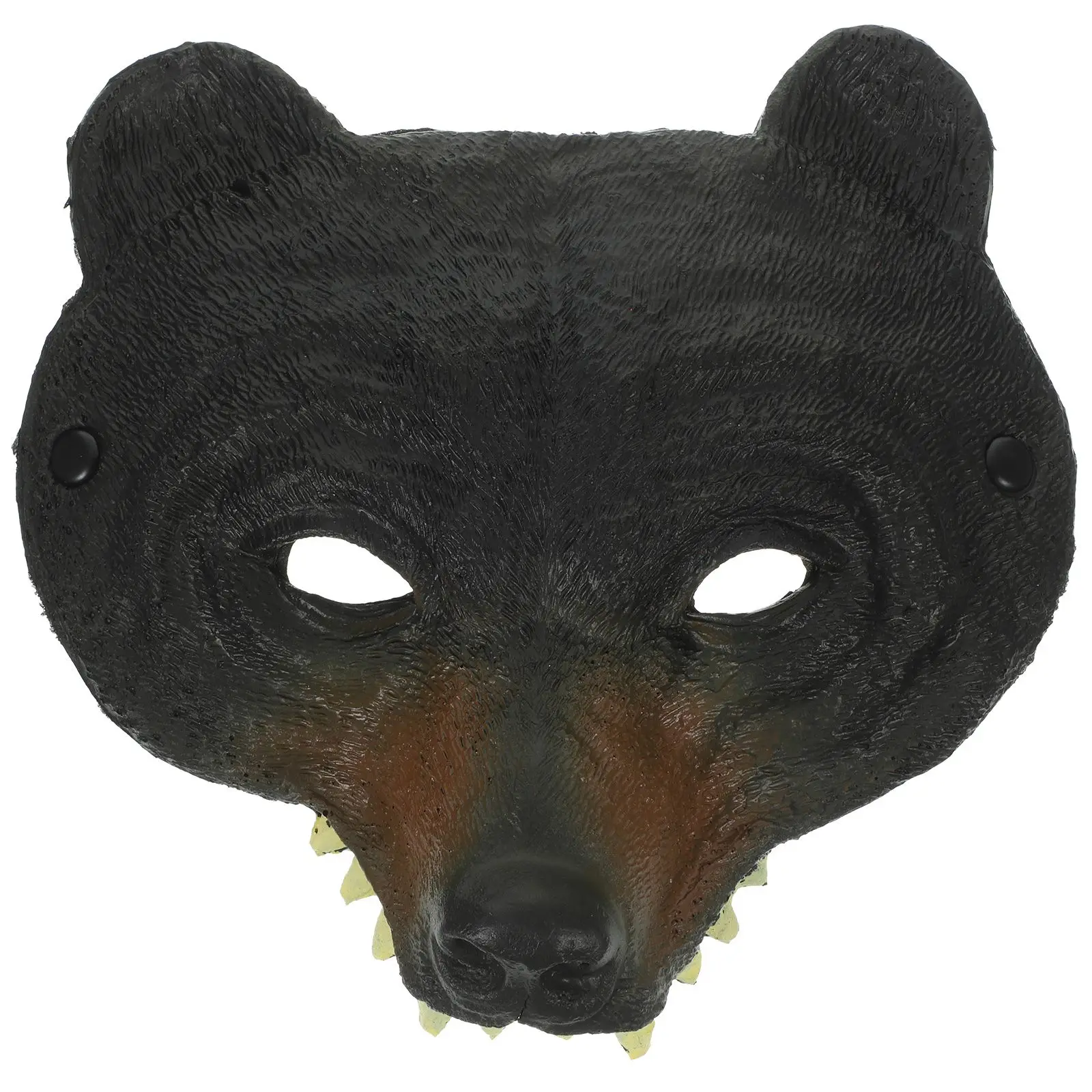 Black Bear Mask PU Material Adjustable B Adult Face Masks Masquerade Party Supplies Carnival Costumes Stage Props