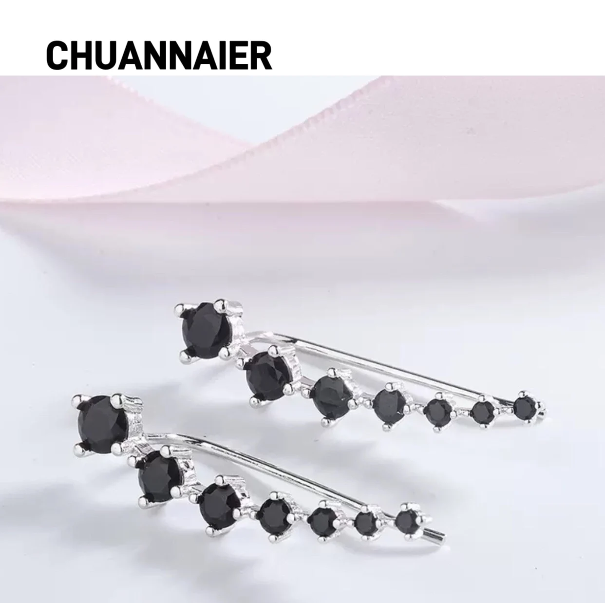 

Hot-selling Beidou Seventh Star Zircon Earrings Luxury High-end Feeling Ear Pendants Earrings Women's Ear Accessories