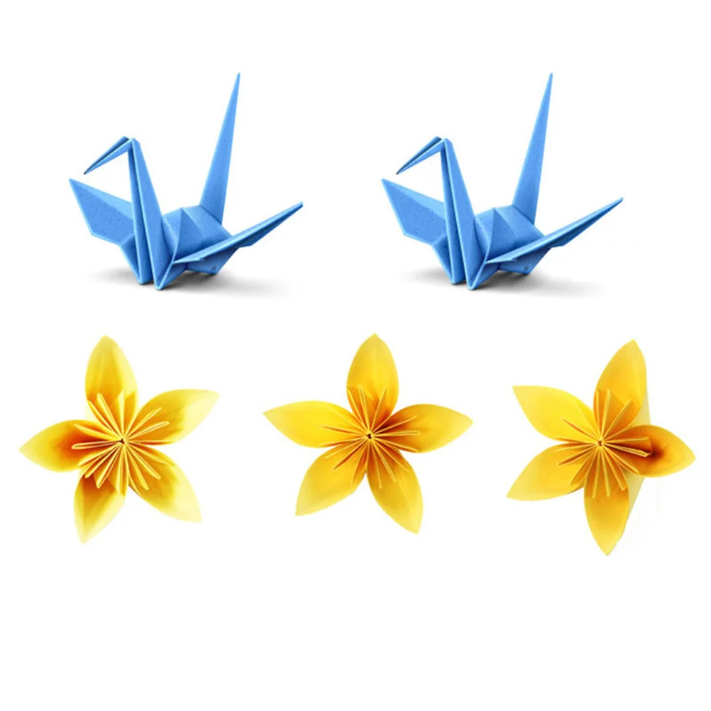 100Pcs Double Sided Origami Paper Premium Quality 20x20cm Square Sheets Colorful Bright Colors DIY Arts Crafts