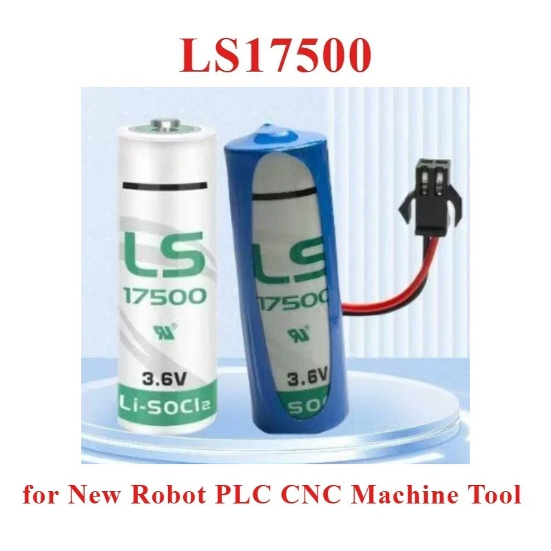1 Pc LS17500 3.6V LS 17500 New Robot PLC CNC Machine Tool Locator Flow Meter Lithium Battery Capacitor Integrated Circuit Chip