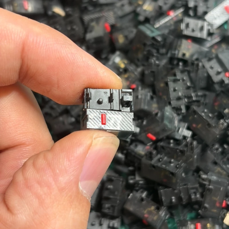 Mouse Microswitch Replacement Pair with Light-Sensing Operation, Plastic and Metal Components for Left and Right Internal D2RC