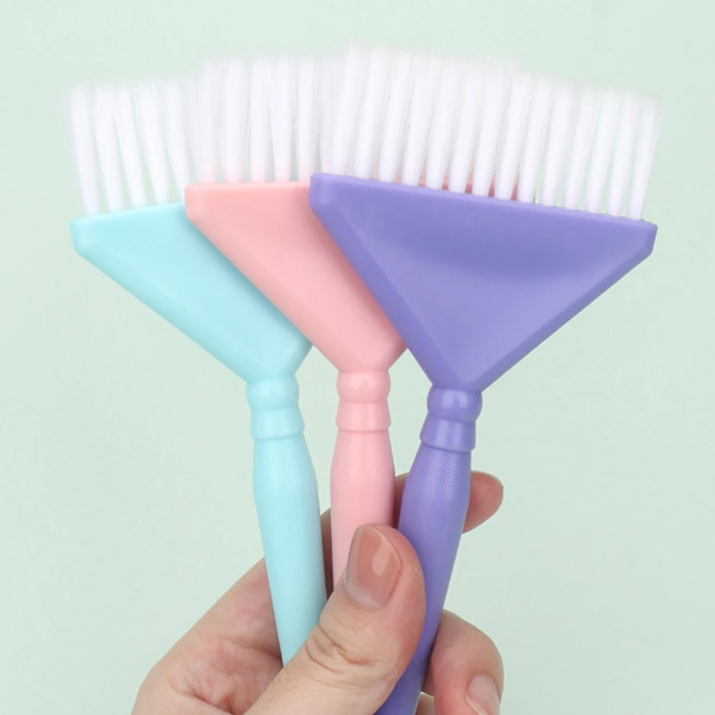 

3 Pcs Hair Comb Colour Tools Styling Brush Hairdressing Brushes Dyeing for Color Applicator