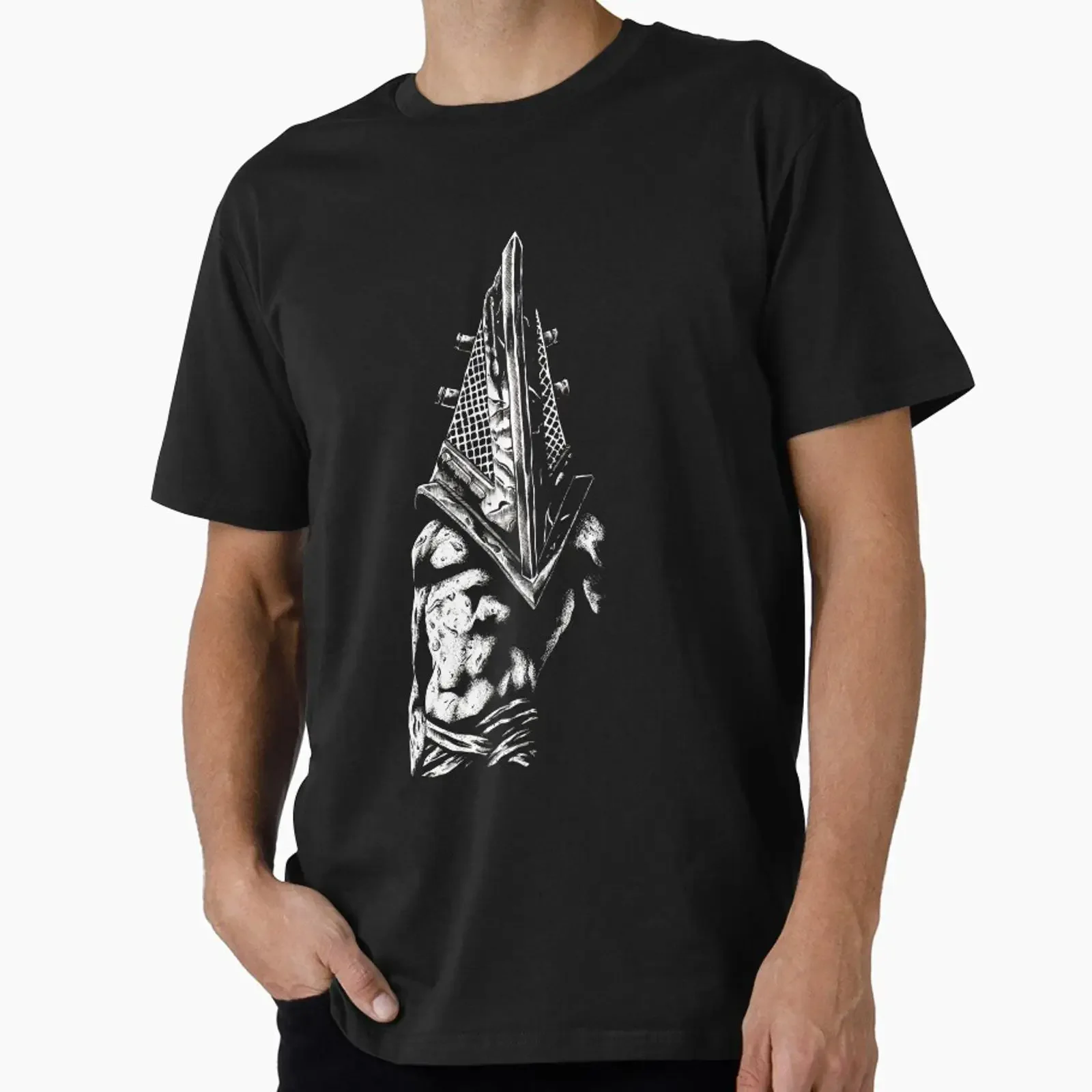 Pyramid Thing designed and sold by JonathanGrimm vintage Washed Top For Everyday Wear fashion Stylish Comfortable Unisex homme