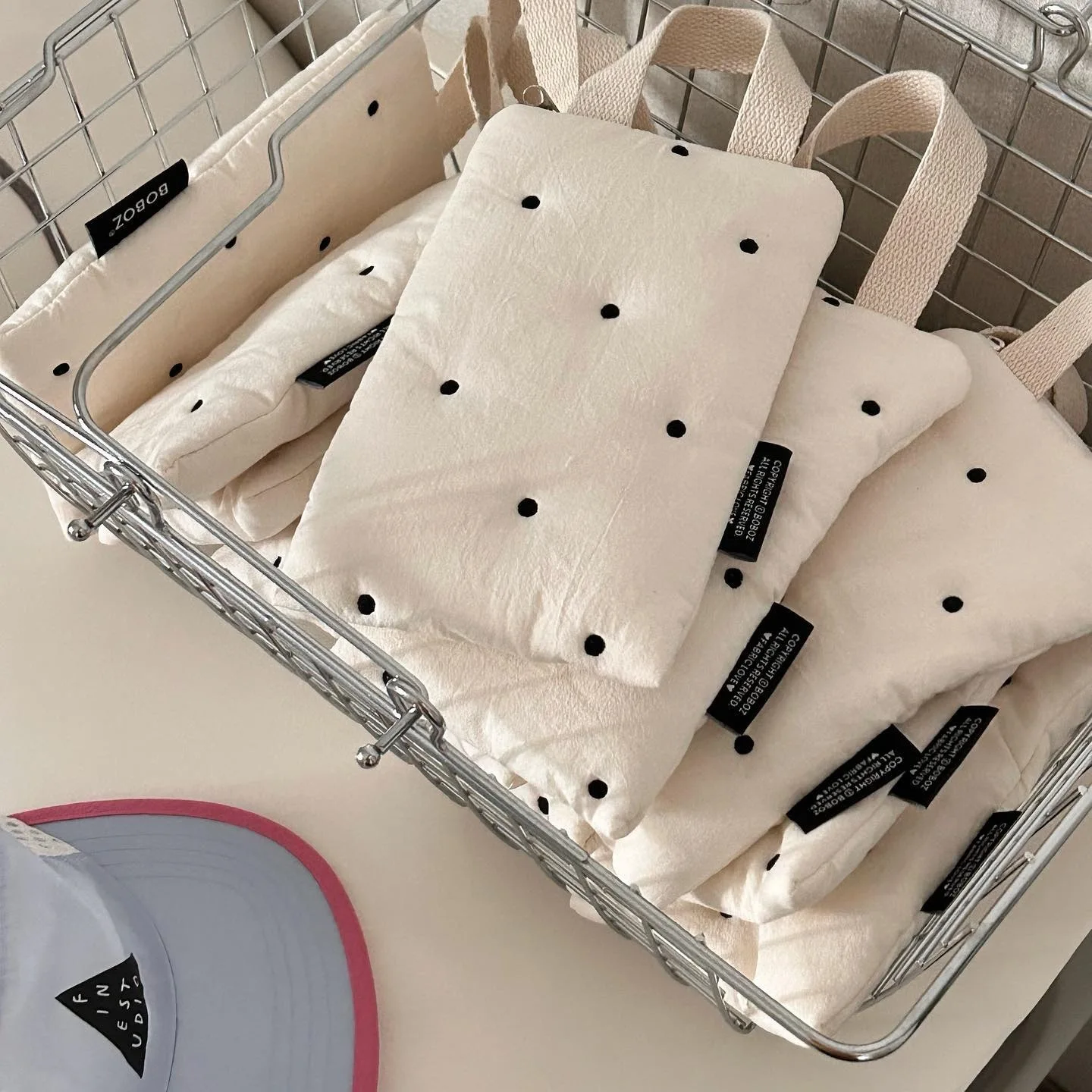 ウェーブポイントハンドバッグ、ライトチェンジ収納バッグ、リップスティックアイシャドウメイクアップバッグ、雑貨仕分けバッグ