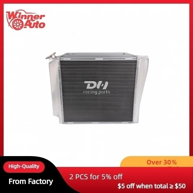 

3Row Aluminum Radiator For 1966-1977 69 70 71 72 73 74 75Ford Bronco 5.0L 302 V8