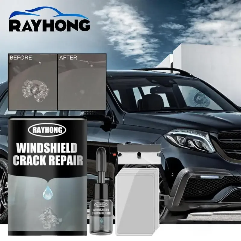 

Car Windshield Repair Kit Quick Fix Car Cracked Glass Windscreen Scratch Crack Restore Fluid Glass Curing Glue Car Accessories