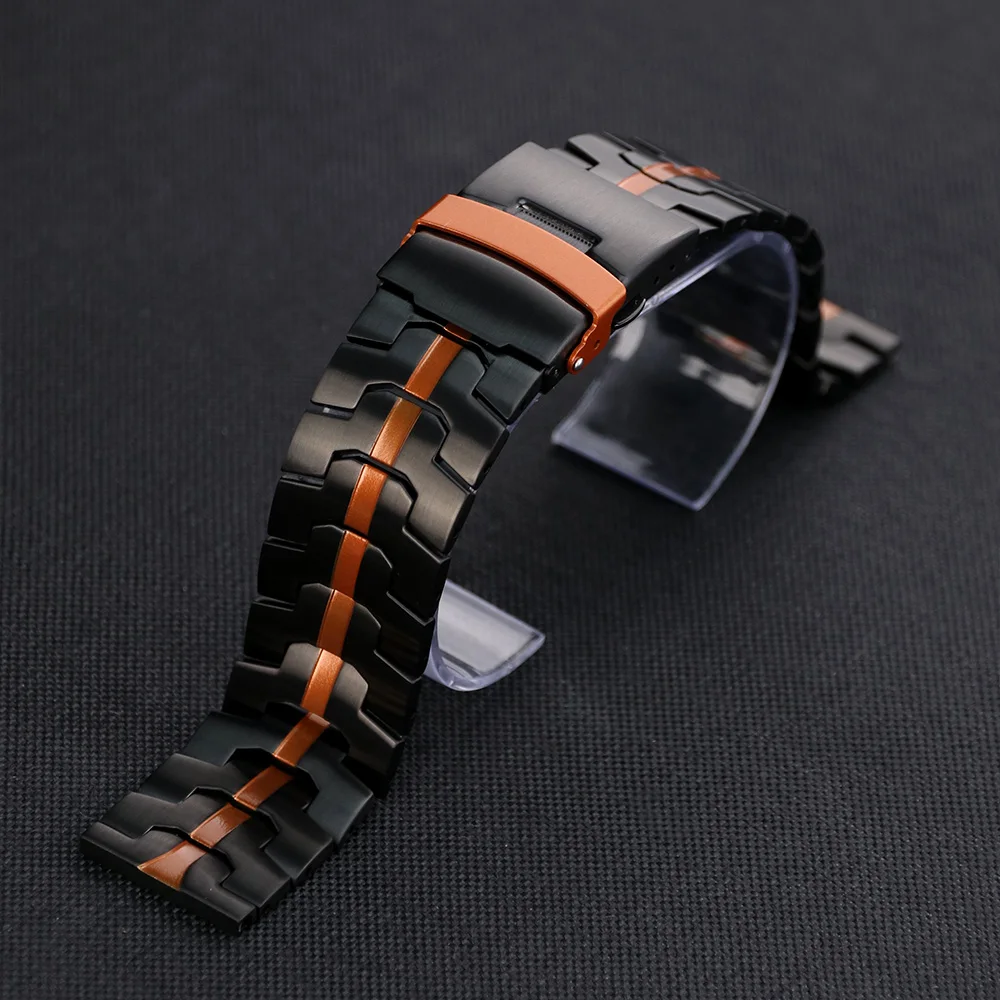 Huawei Watch GT5/5 Pro GT4 GT3 GT2 46mm用ステンレススチールストラップ、Huawei Watch 4/3 Pro 22mm用メタルリストバンドブレスレット