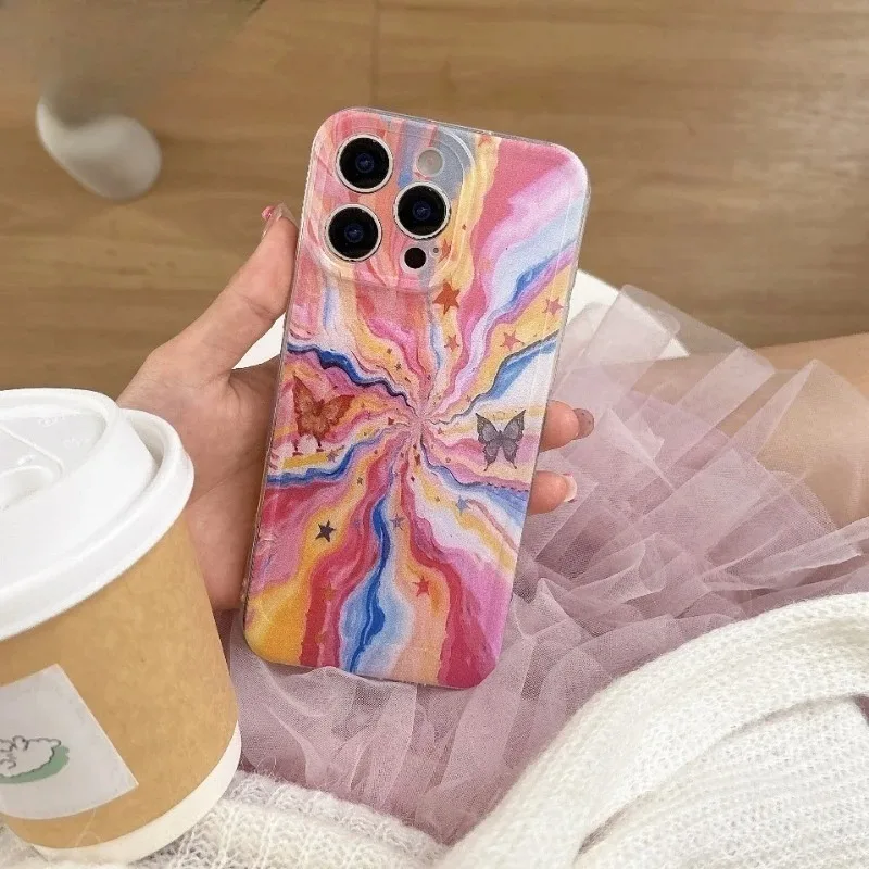 Для Vivo X200 Pro Mini Ultra X100 X90 X80 X70 X60 X50E X30 Pro X27 X23 X21 UD V9 V7 Plus Чехол для телефона Цветная крышка с масляной краской Для Vivo X200 Pro Mini Ultra X100 X90 X80 X70 X60 X50E X30 Pro X27 X23 X21 UD V9 V7 Plus Чехол для телефона Цветная крышка с масляной краской