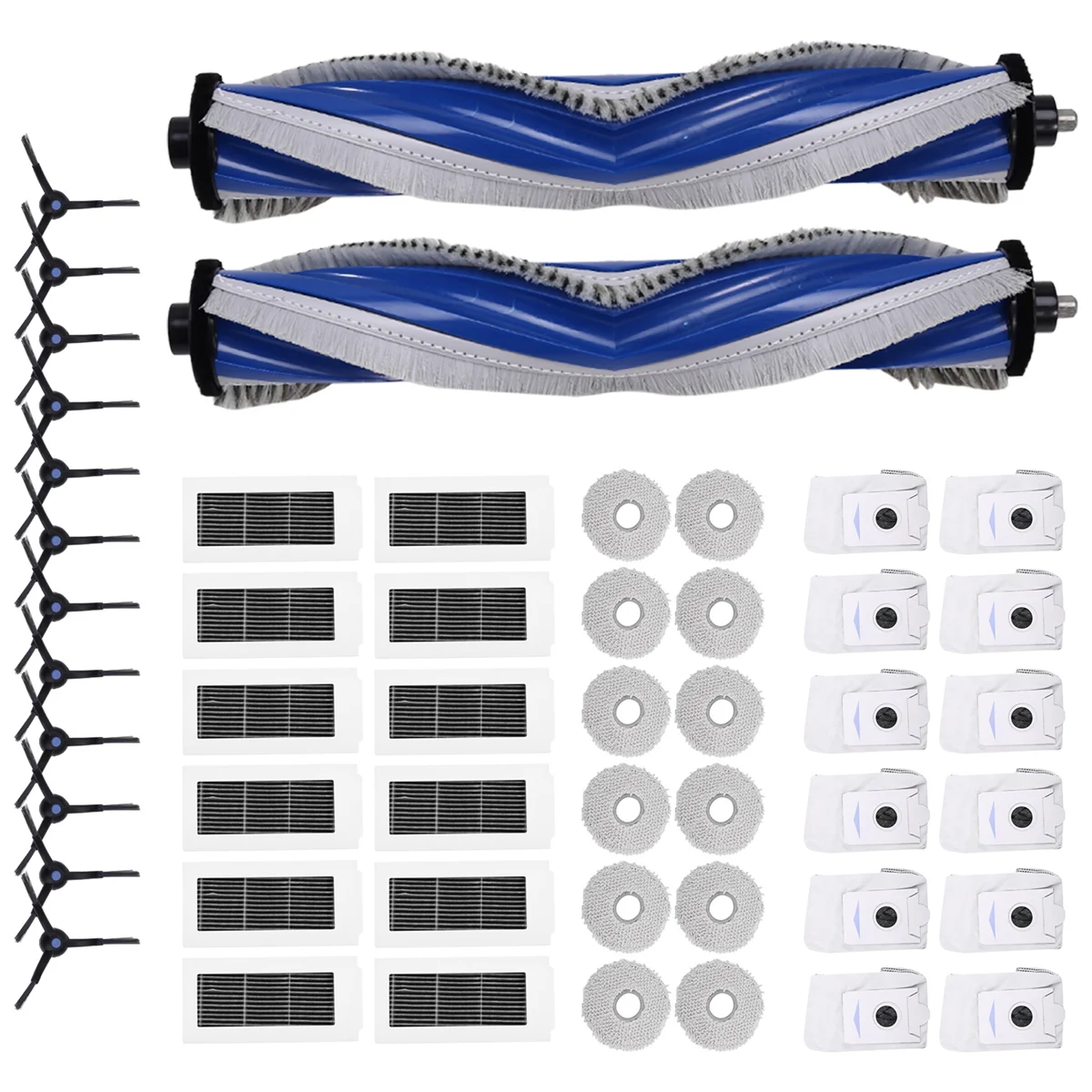 Untuk Debot X5 OMNI / X5 PRO Robot bagian vakum sikat samping rol utama Filter Hepa kain pel kantong debu