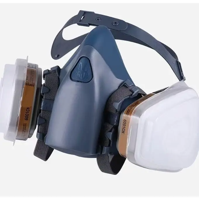 

Двойные фильтры, пылезащитный газ, химический респиратор, рабочие защитные очки, защитная маска для промышленного распыления, покраски, органического пар