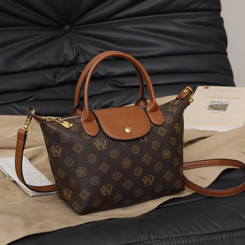 

Luxury Women's Shoulder Bag Armpit Bag Large-Capacity Elegant Leather Tote Bag Vintage Female Fashionable Handbag With Custom Mo