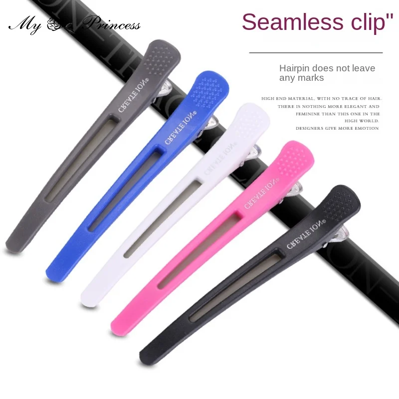 6Pcs Alligator Hair Clips Hairdressing Clamps Claws Section Clips Barber Crocodile Hairpin Salon Styling Tools Hair Accessories