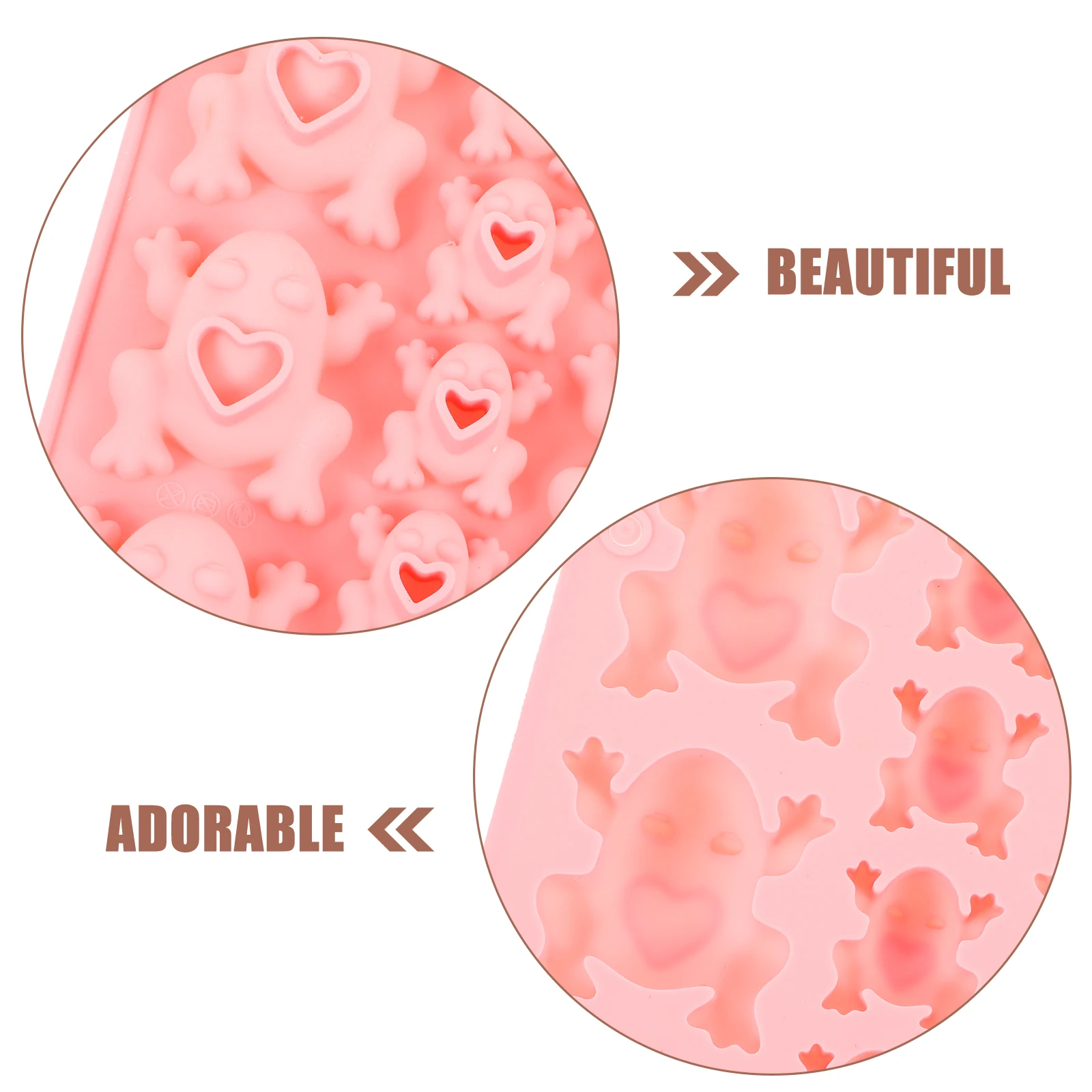 Silicone Sapo Molde em Forma de Chocolate, Sobremesa