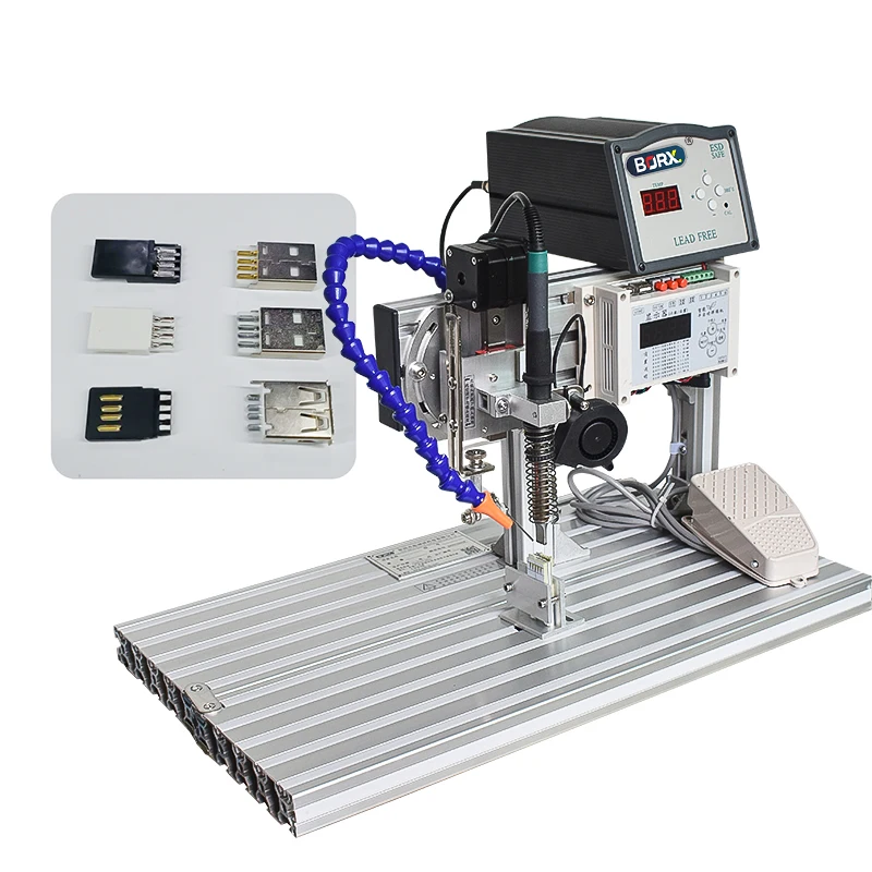 High accuracy Type C cable welding machine USB A head automatic DIY soldering machine