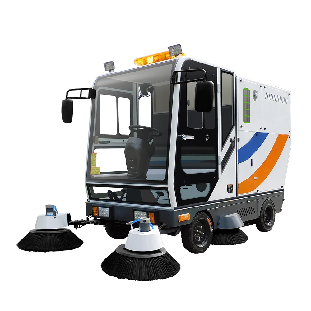 

All Weather Capability Ride on Industrial Sweeper Sweeper Ride on Suitable for Dusty Warehouses and Damp Environments