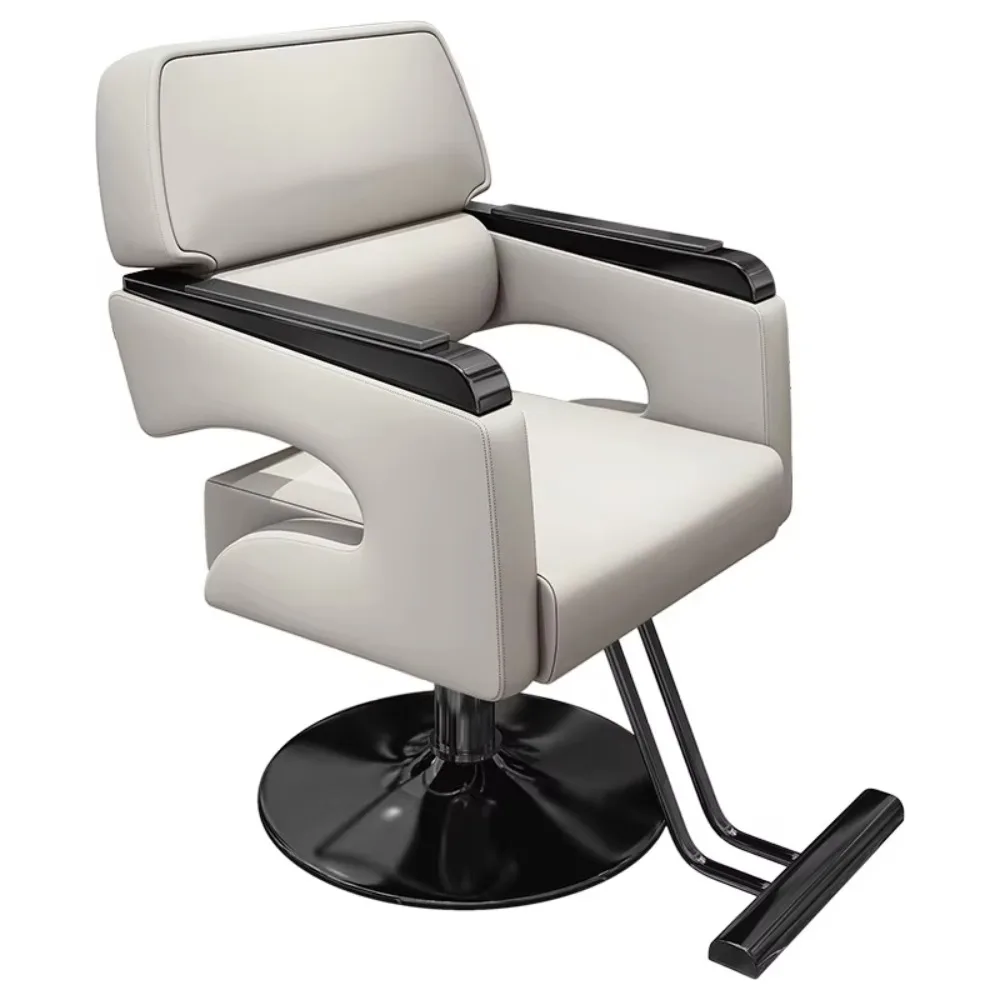 Hairdressing Equipment Barbershop Leather Salon Chair Styling Furniture Barber Chairs for Hair Stylist Beauty view 6