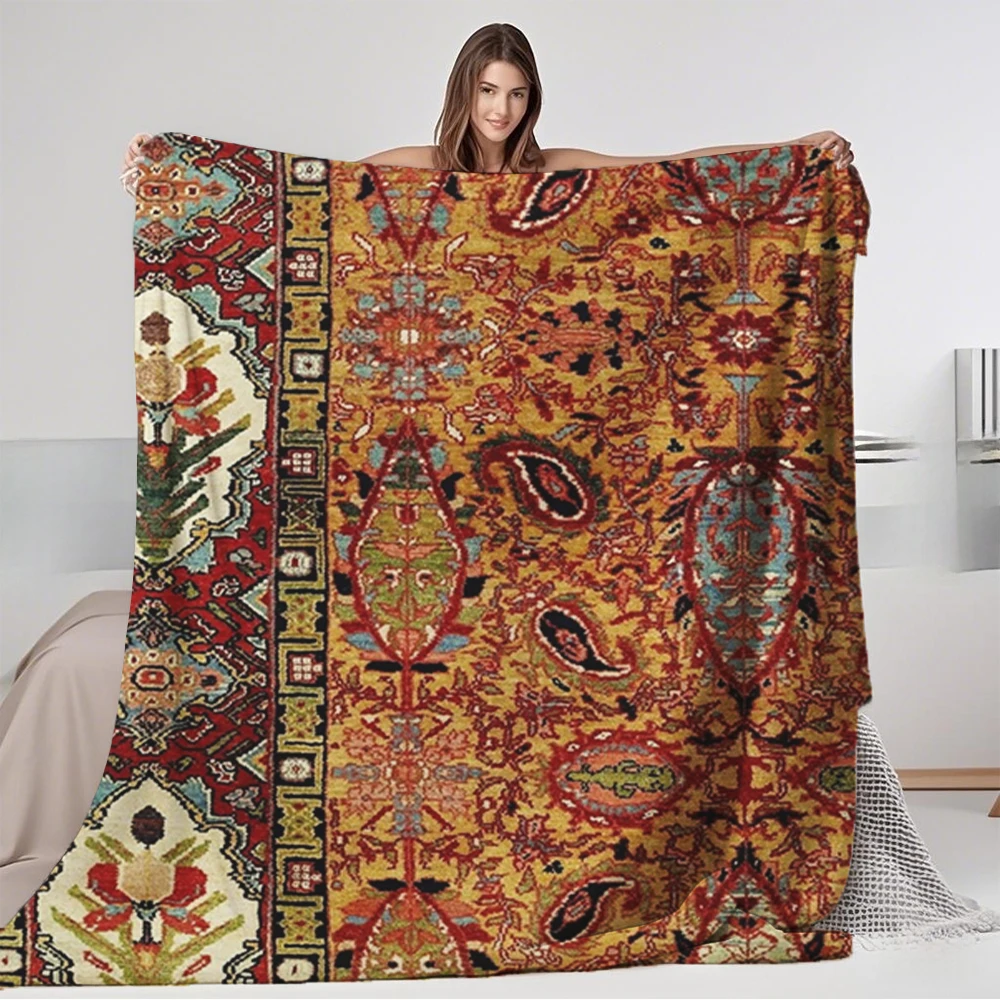

Nautical Flannel Cozy Blanket Sehna Kurdish Northwest Persian Coverlet Knit Throw Ultra-soft Touch Moisture-wicking Blankets