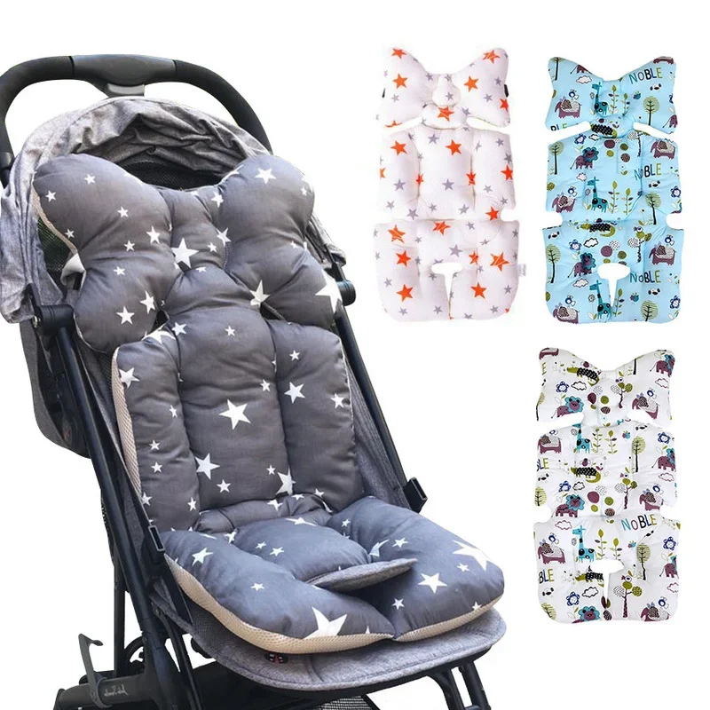 Baby Stroller Pad Thick Warm Cotton Breathable Stroller Car High Chair Seat Cushion Liner Mat Cover Protector Accessory Stroller