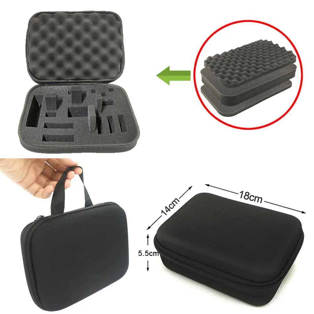Harte Aufbewahrungsbox, DIY-Schaumstoff, stoßfest, individuelle Reisetasche, Reißverschluss-Box, Kamera-Sammeltasche für Outdoor-Werkzeug-Zubehör