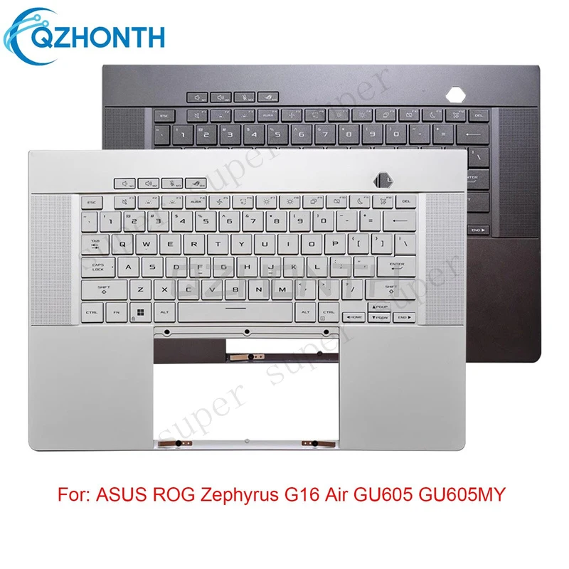 

S+ Used Palmrest For ASUS ROG Zephyrus G16 Air GU605 GU605MY with Backlit Keyboard