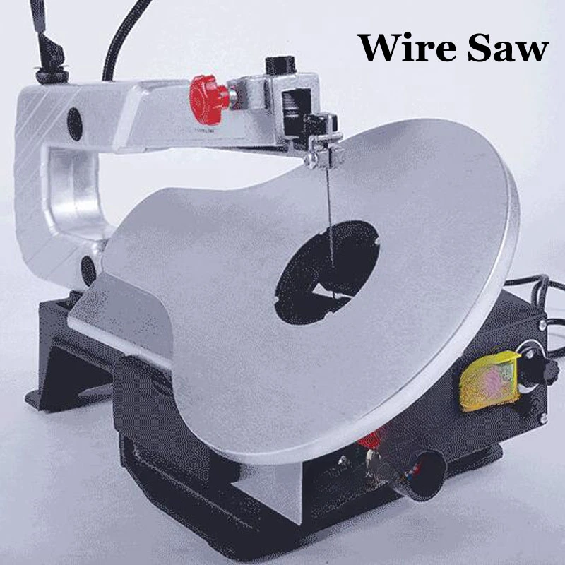 Electric Curve Saw Desktop Wire Saw DIY Wire Cutting Machine Woodworking Tools with English Manual S016