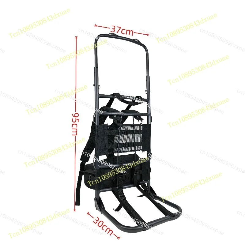 Backframe hunting camping outdoor hiking mountaineering backframe aluminum frame welded waist guard backpack