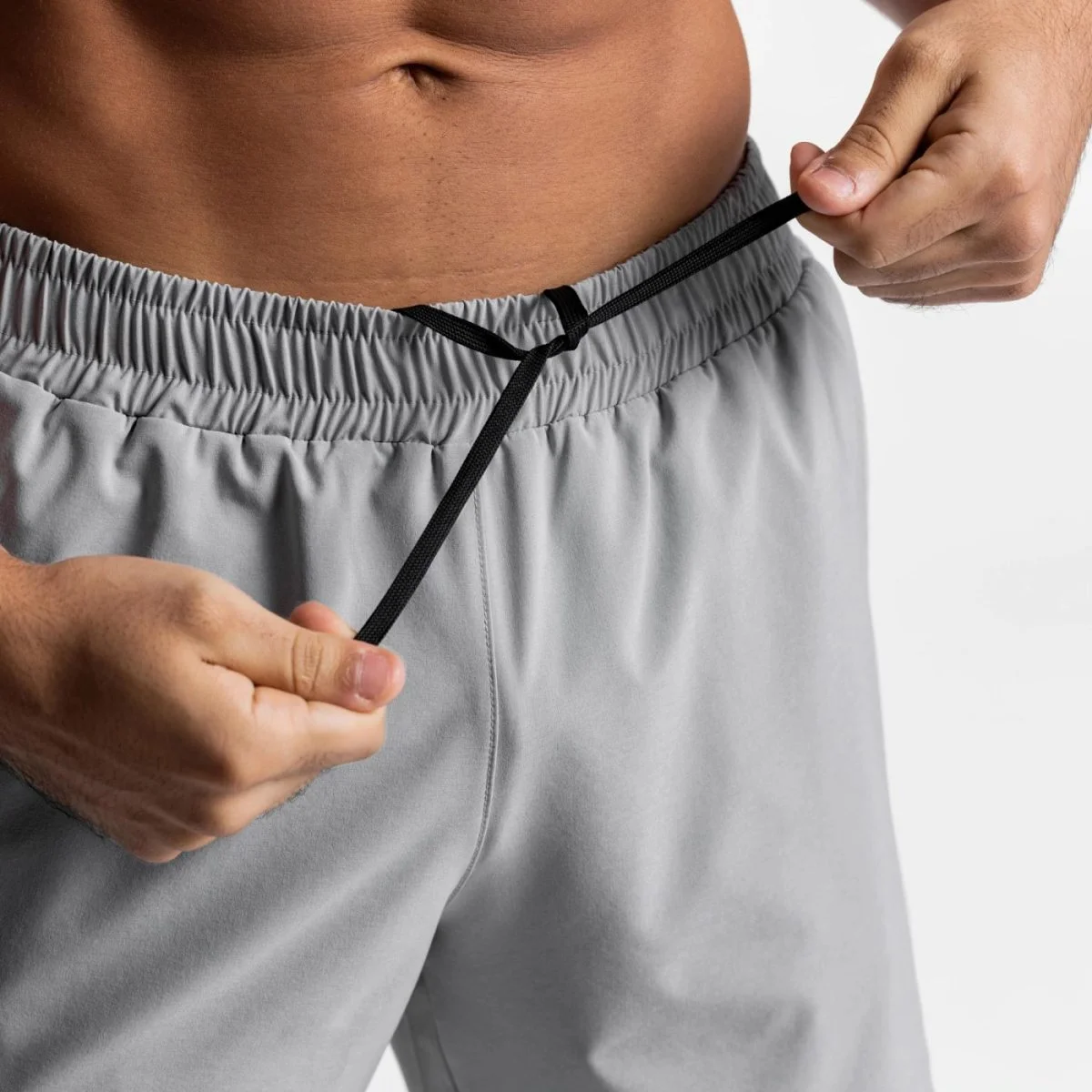 Shorts esportivos americanos de verão para homens, shorts de treinamento fitness, mas tecido seco no joelho, peso de corrida