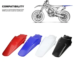 Enduro Motorcycle Rear Fender For Honda XR 250 R XR 400R For Yamaha Kawasaki Motorbike Plastic Mud Guard Tail Mudguard