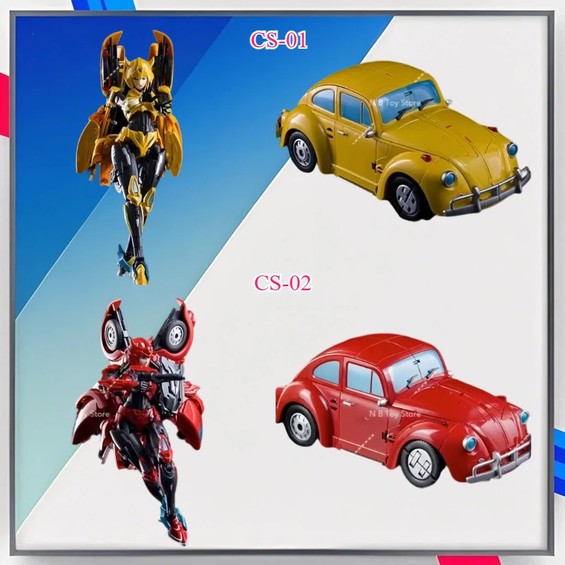 

Transformed Toy Space Action Figures, CS-01 Beautiful Girl, CS01, CS-02, CS02, Little, Red, 17.5 Cm