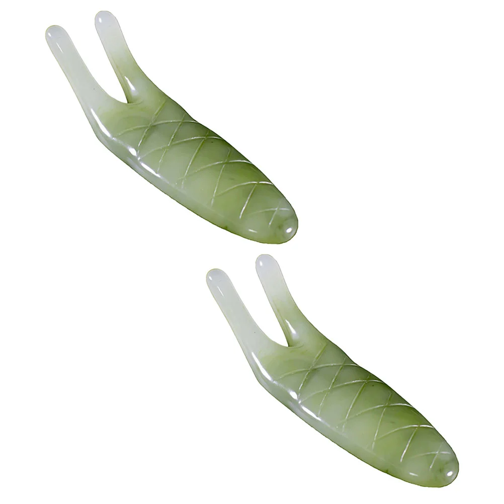 

2 Pcs Nasal Scraping Massager Nose Massagers Facial Tools Scraper Stick Beauty Resin Sticks