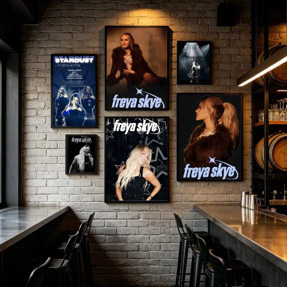 Singer F-Freya Skye Poster Art HD Art Sticky Wall Waterproof Home Living Room Bar Decoration