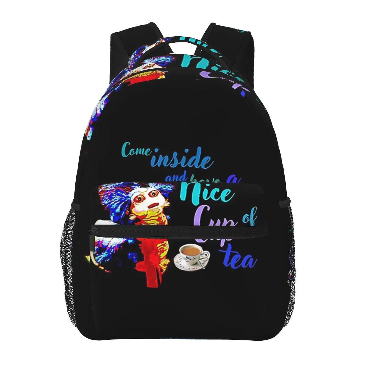 

Labyrinth Worm Backpacks Boys Girls Bookbag Students School Bags Cartoon Kids Rucksack Shoulder Bag Large Capacity