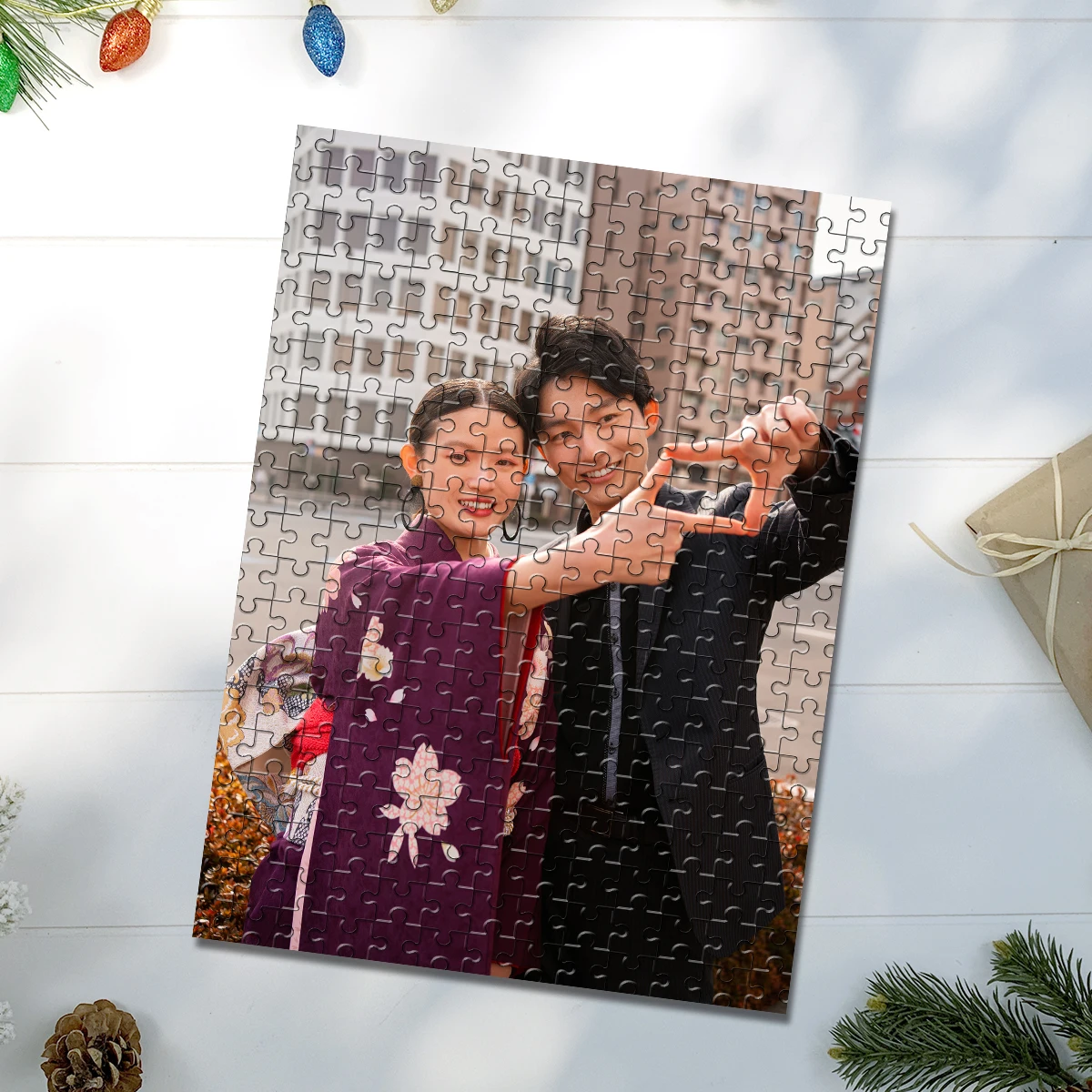 35/300/500/1023pcs Personalized Custom Photo Puzzle couple For Festivals Parties Weddings Birthdays Holidays (Valentine's Day Mo