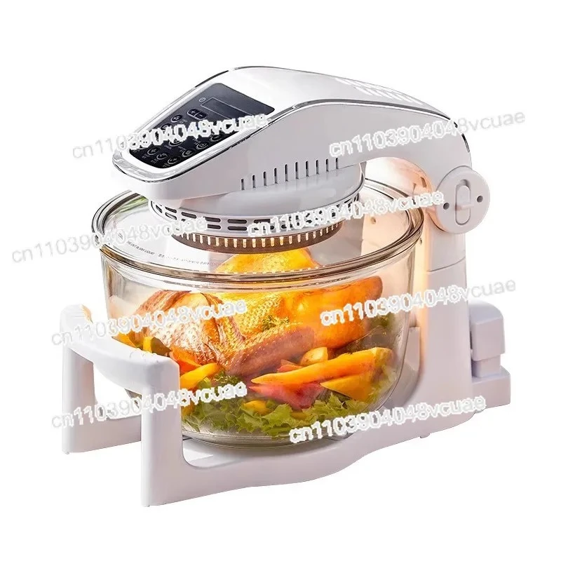 

For Glass Air Fryer, Household Smoke-free Electric Fryer, Multifunctional Light Wave Stove, Visual French Fries Machine