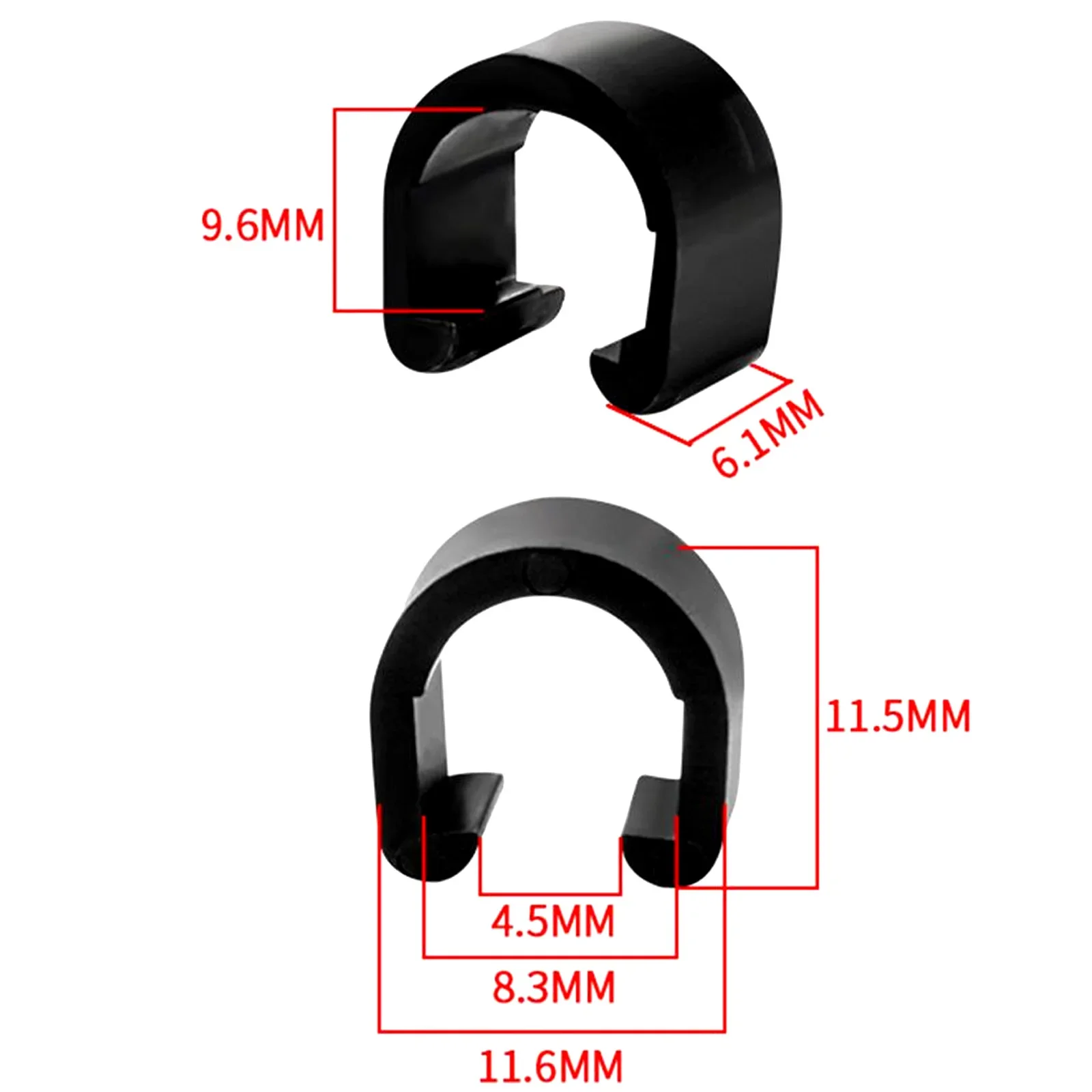 10PCS Bike Cable C-Clips Brake Cables Clamp Fixing Clamps Tool Fix Accessory Cross Line Clip Ring Clasp Cycling accessories kit - Image 3