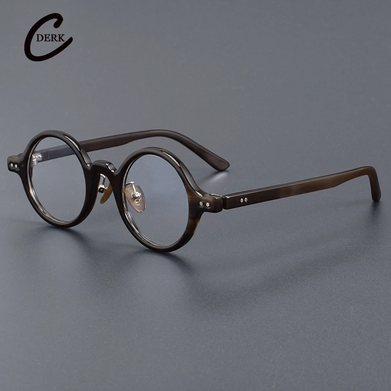 Top quality Round frame Buffalo Horn Glasses Frame Women artsy vintage handmade men horn glasses can be customized prescription